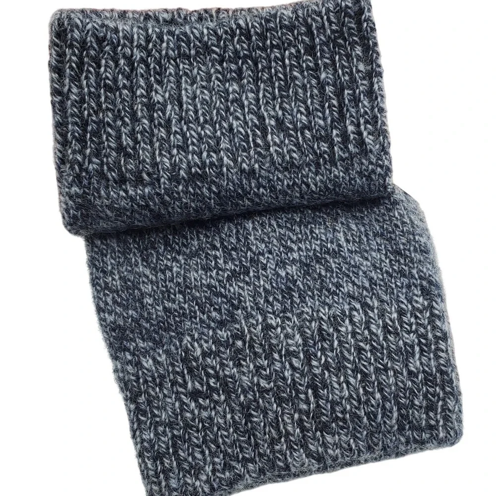 Cashmere Crew Socks Medium Blue Denim Marl B.ella Warm Fall Rory Ankle 7-9.5 M